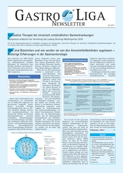 Titelseite Gastro-Liga Newsletter 3/2019